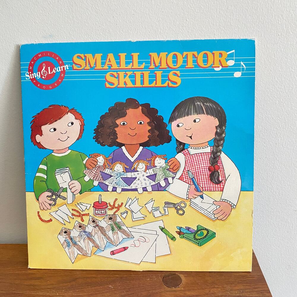 Vintage 1988 Small Motor Skills Sing & Learn Vinyl Record
